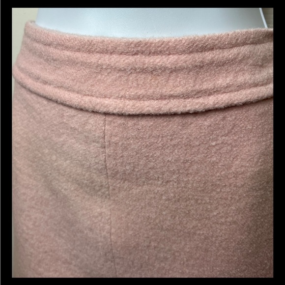 TORY BURCH Celeste Skirt Coastal Pink Wool A Line Mini $298 Size 12 - Picture 6 of 11